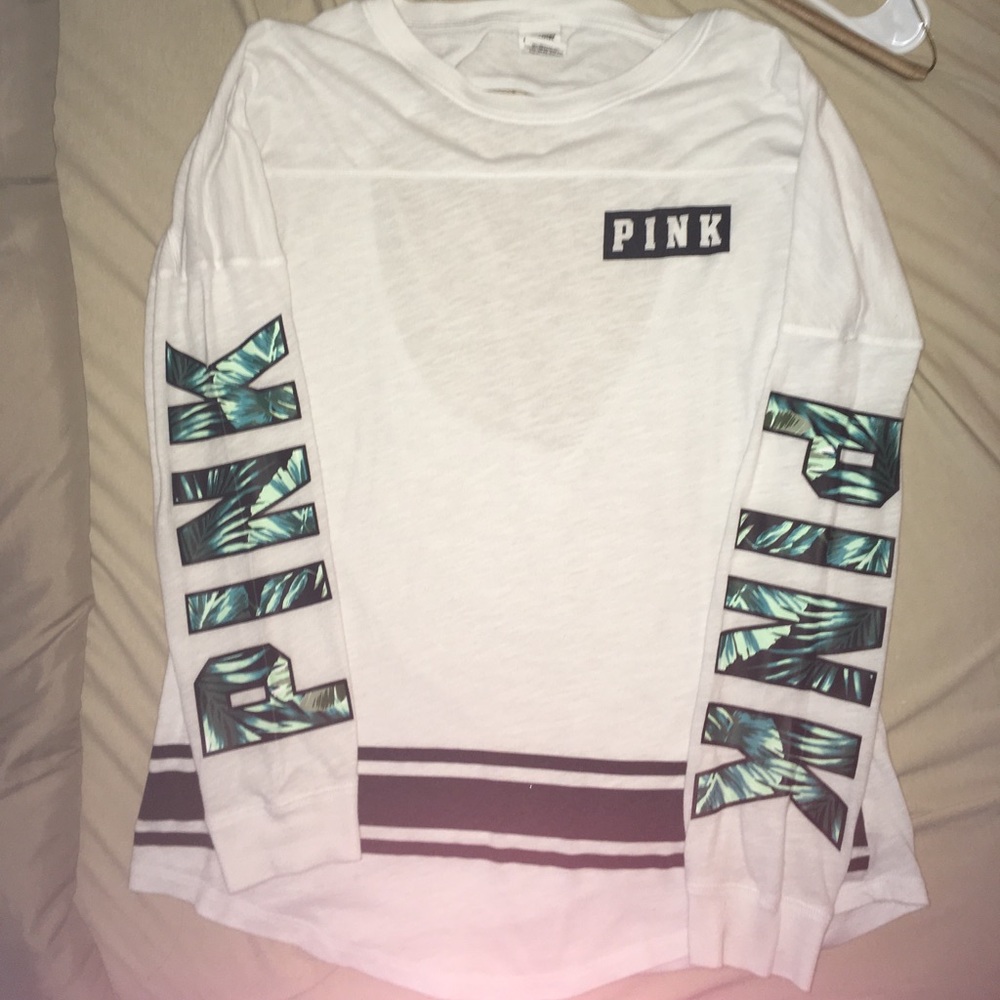 PINK long sleeve/lightweight w/ open back