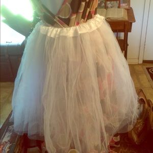 Pretty Crenalyn white tu tu wear under dresses