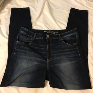 Never Worn Dark Wash High-Rise Jeggings