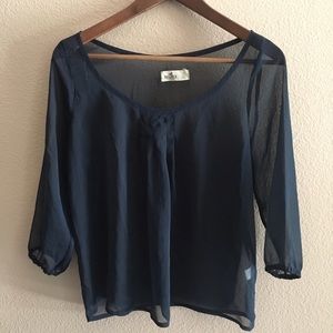 Hollister Sheer Shirt