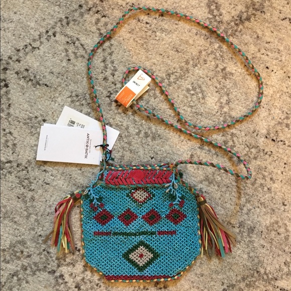 Antik Batik Merro Beaded Bag. NWT - Picture 5 of 8