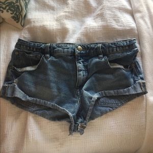 Free People Denim Shorts