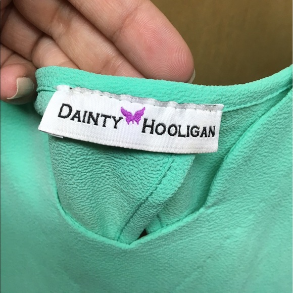 Sea foam green romper - Picture 4 of 4