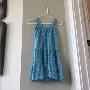 Blue & White striped sun dress