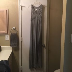 Gray maxi dress. Like new