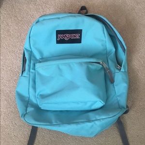 Light blue Jansport Backpack