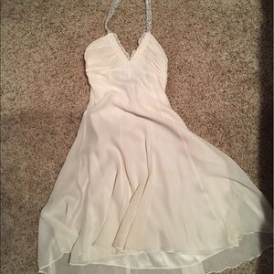 White, flowy BCBG dress