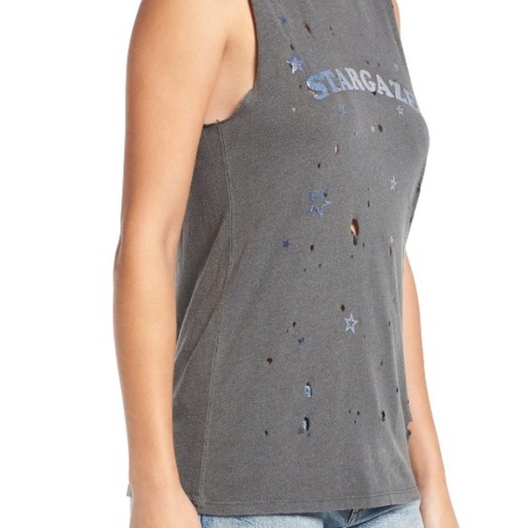 LAST๐Distressed "Stargazer" muscle tee๐ - Picture 4 of 7