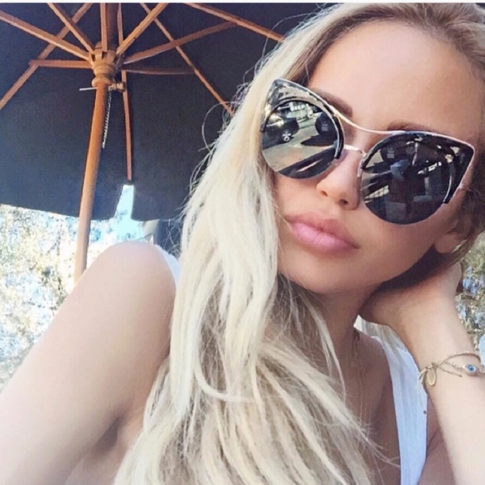 Julieta Black Cat Eye Sunglasses