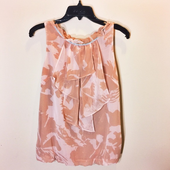 NWOT | ❌⭕️❌⭕️| Loft Printed Ruffle Blouse - Picture 3 of 5