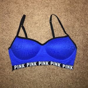 VS Pink Logo Bralette