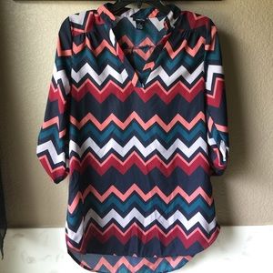 Chevron blouse