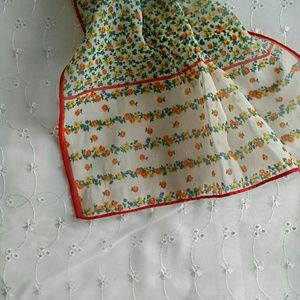 Sweet Vintage Floral Scarf