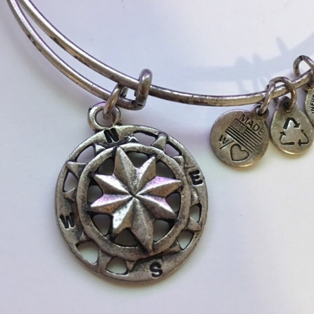 Alex and Ani Compass Bangle