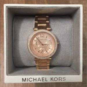 NIB Michael Kors Rose Gold Watch