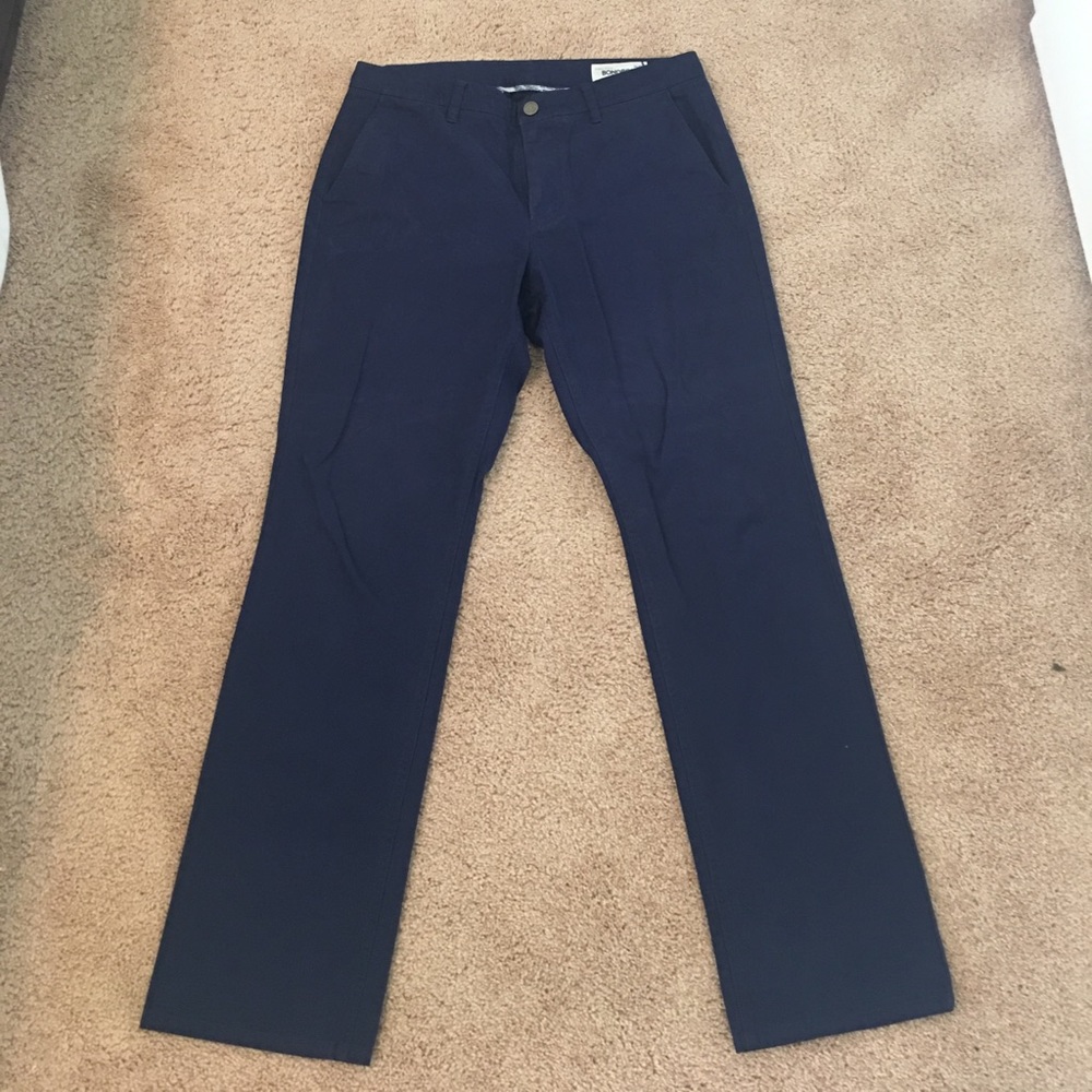 Bonobos straight fit chinos. Blue 33/32