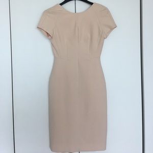 NEW Blush colored Zara form fitted dress Sz M