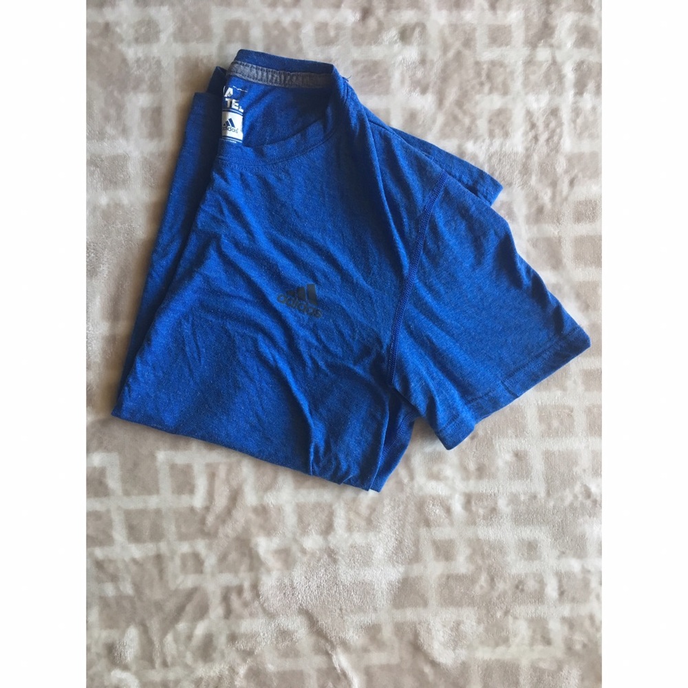 Basic Blue Adidas Tee