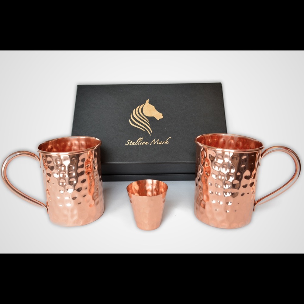 🚨Moscow Mule 100% Copper Mugs - Father's Day Gift