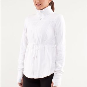Lululemon Inner Peace white jacket