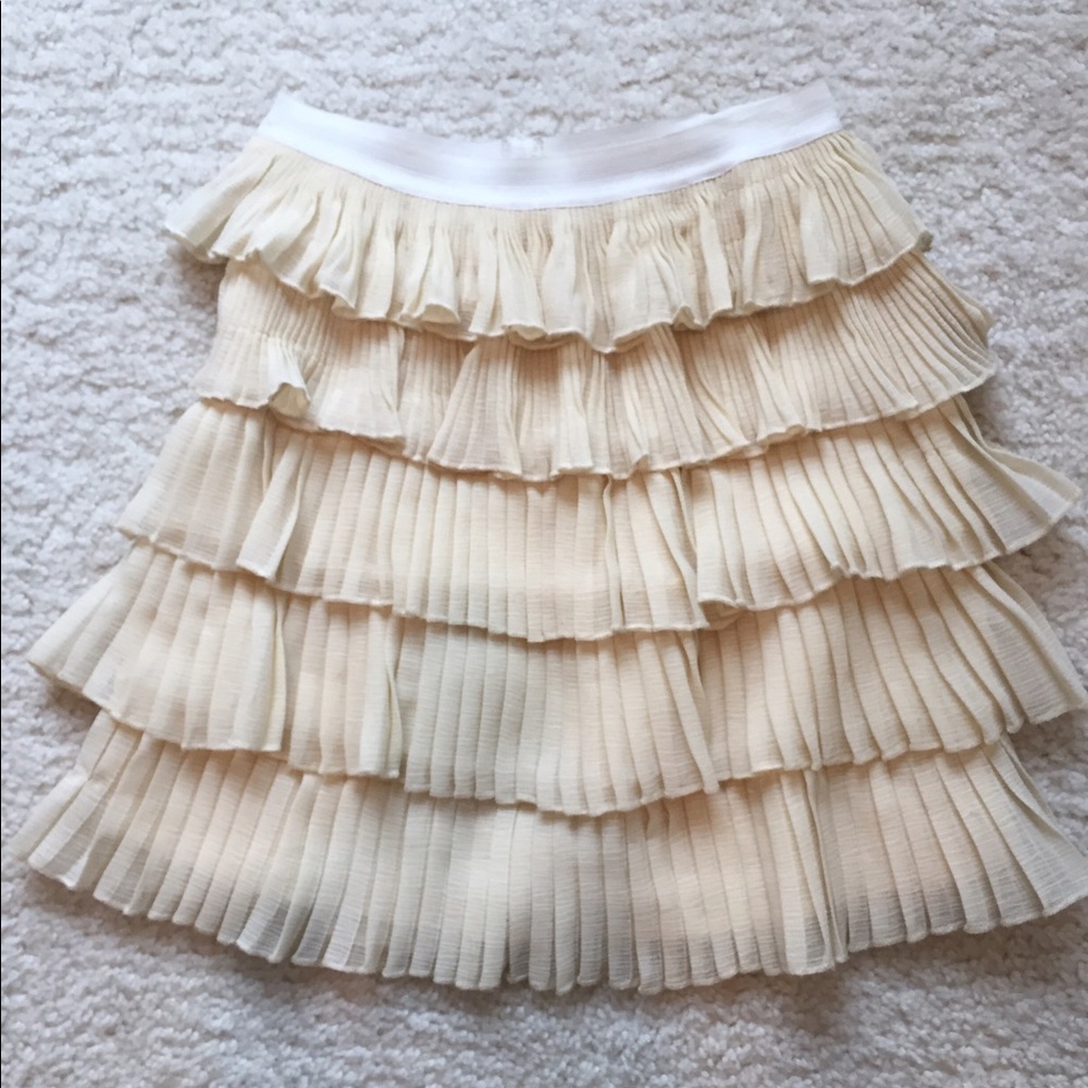 Kimchi blue ruffle skirt- elastic waist