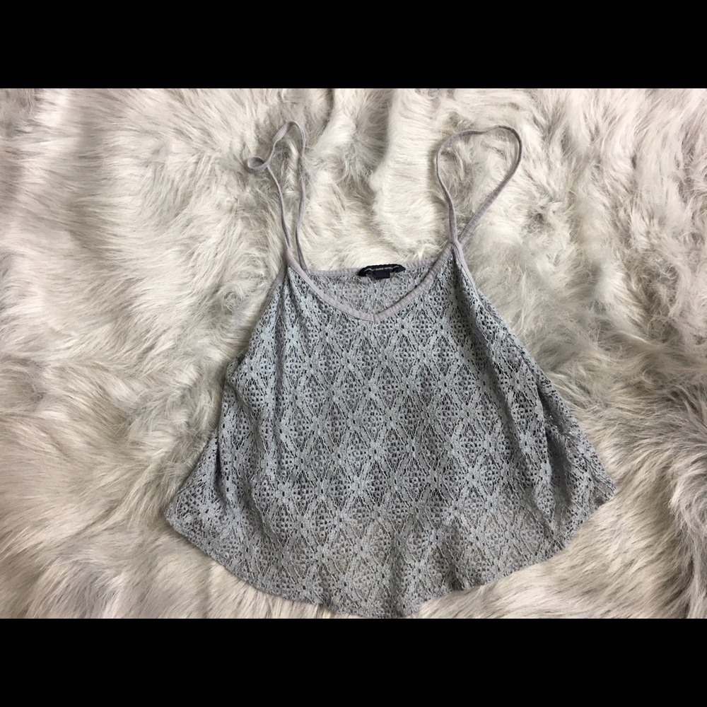 Netted croptop