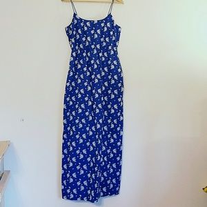 J Crew floral maxi dress