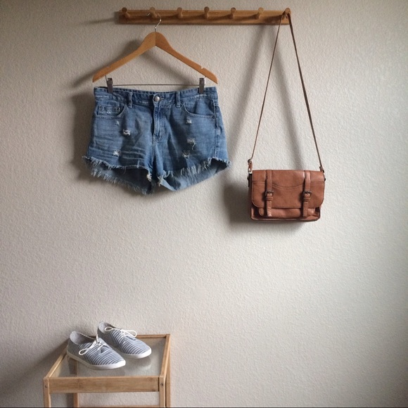 Free People Pants - RESERVED  [Free People] Denim Cutoff Shorts