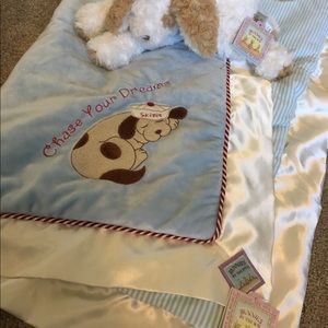 Blanket & puppy