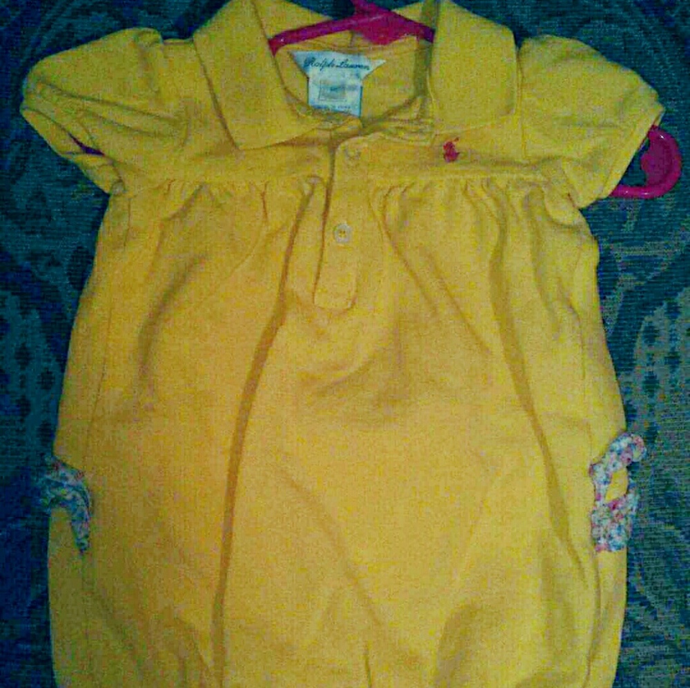 6 month girls Ralph Lauren Polo Onsie