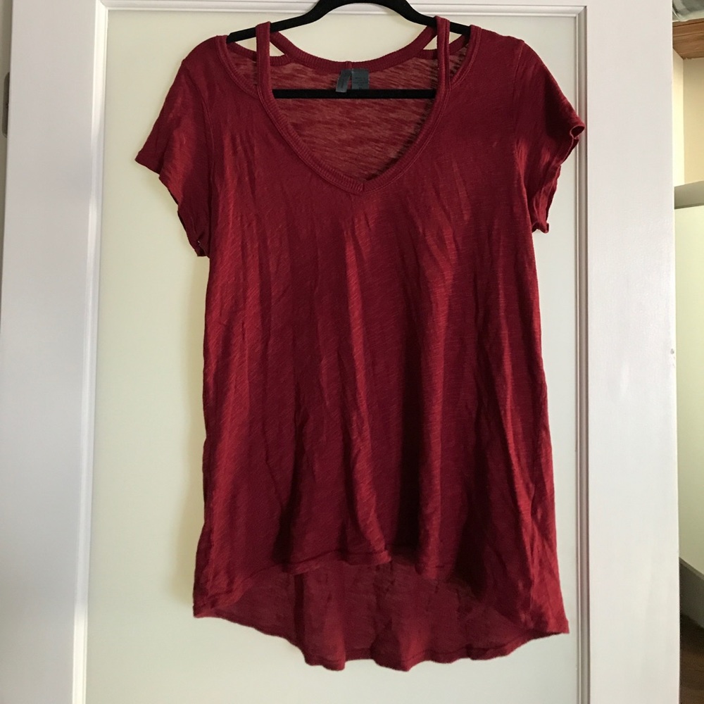 Anthropologie short sleeve shirt