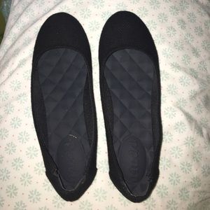 Black flats! Worn once, size9