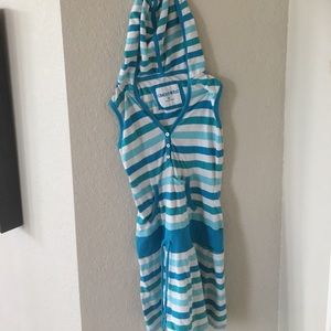 Blue white & teal hoodie dress💕💕