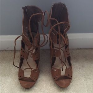 Open toe heels