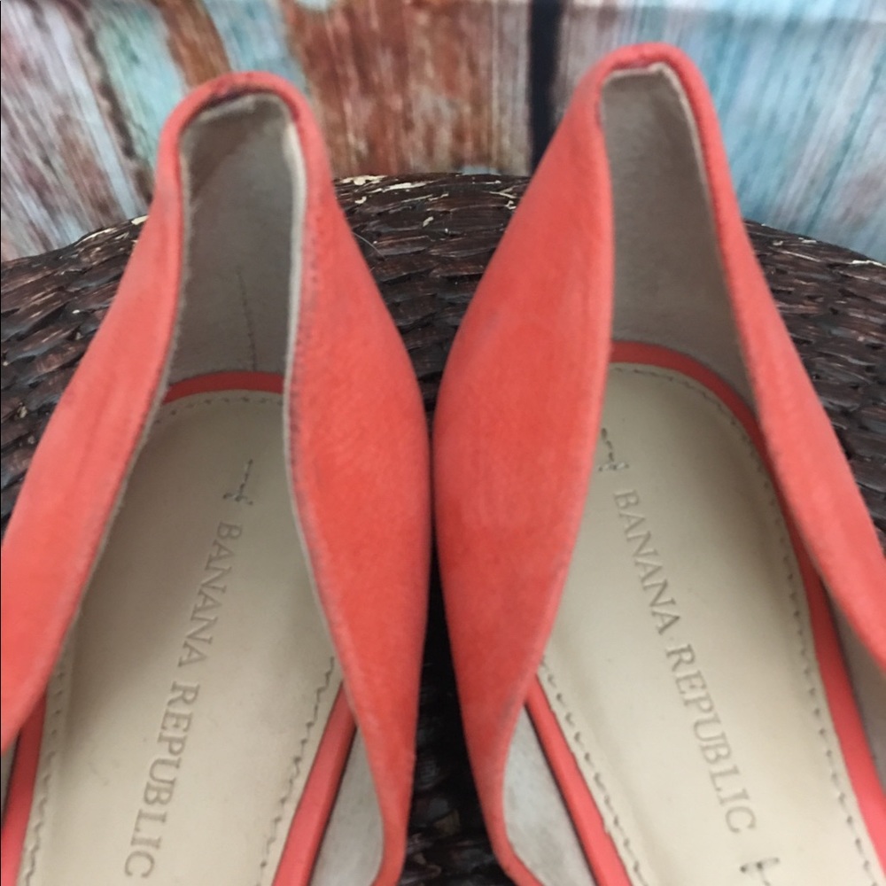 Banana Republic Tangerine Flat size 9.5 - Picture 4 of 7