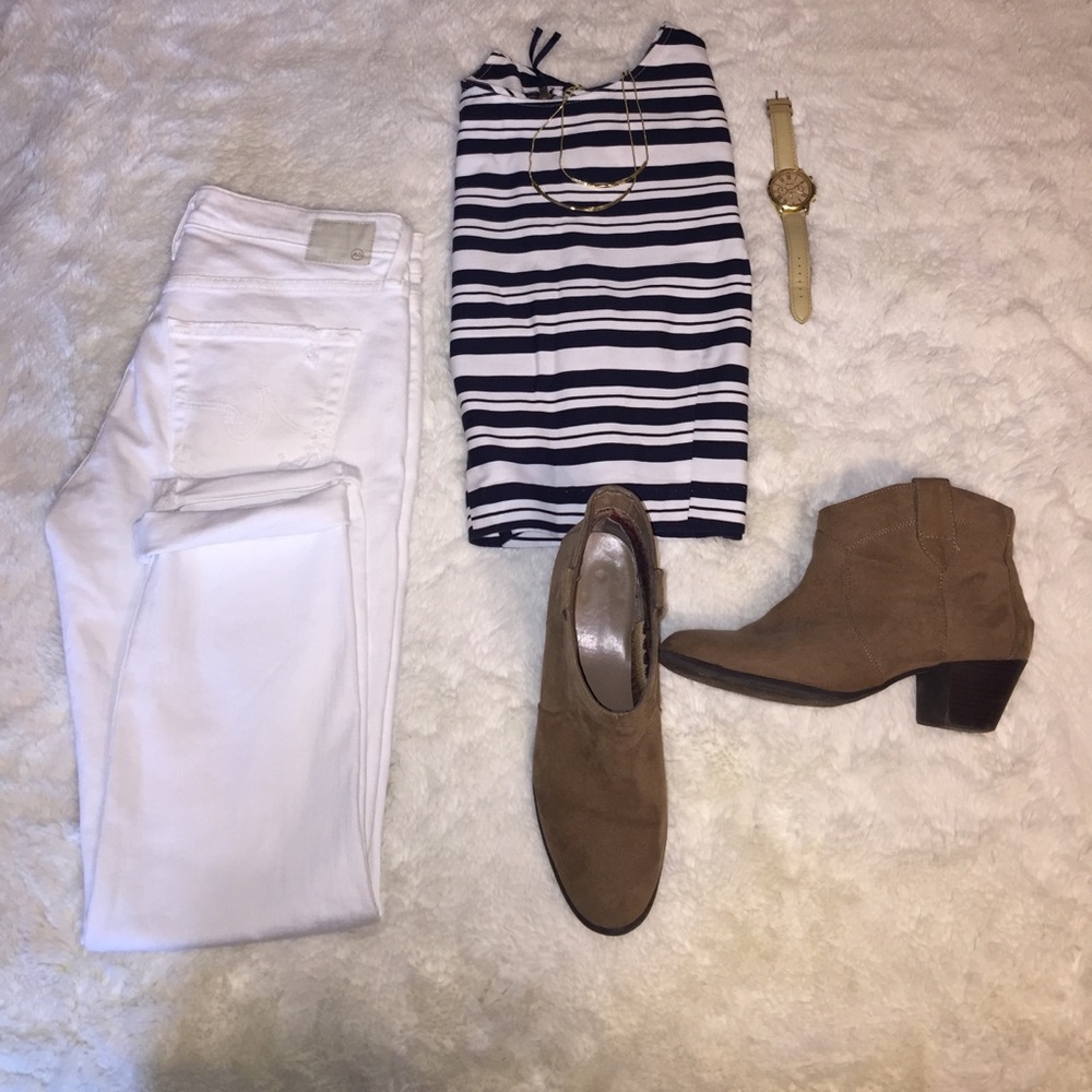 AG white jeans