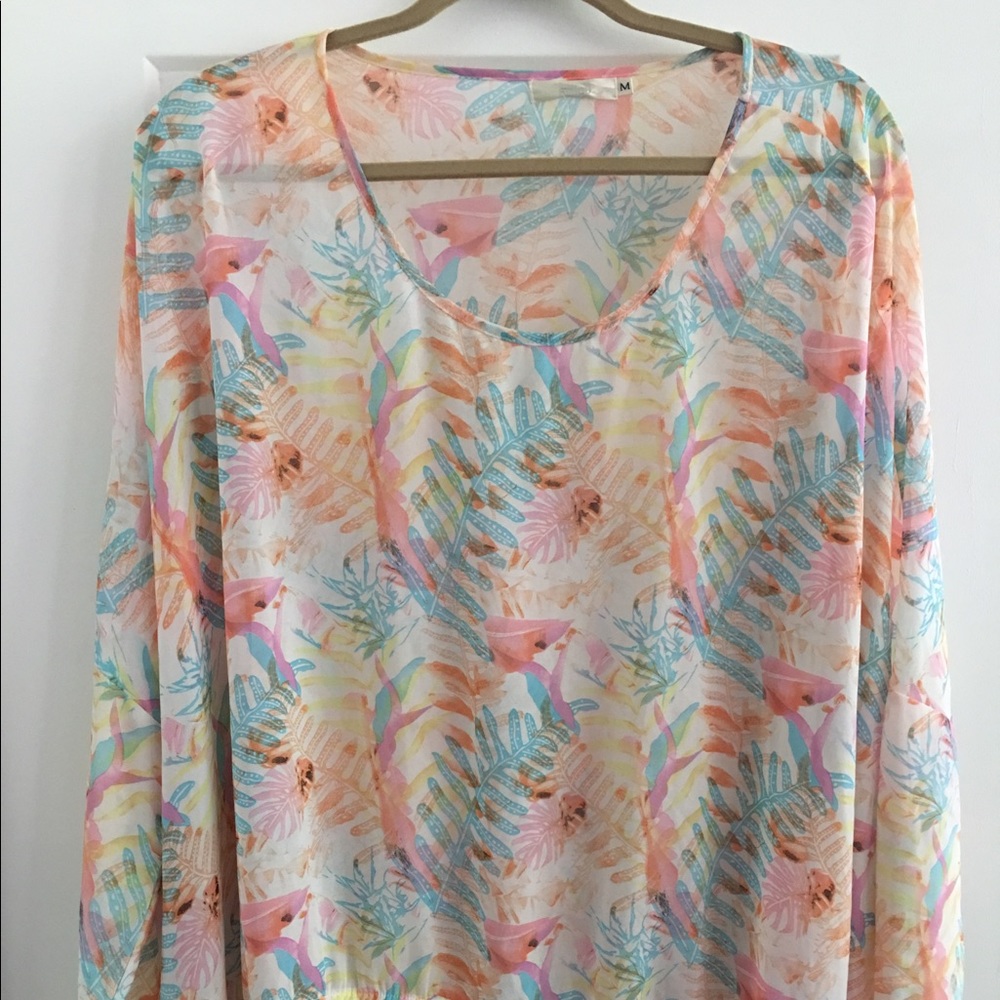 LF sheer blouse