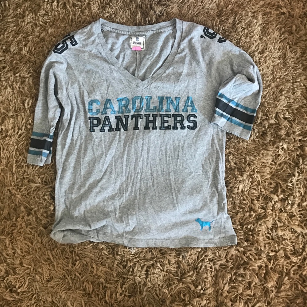 Victoria's Secret Carolina panthers shirt