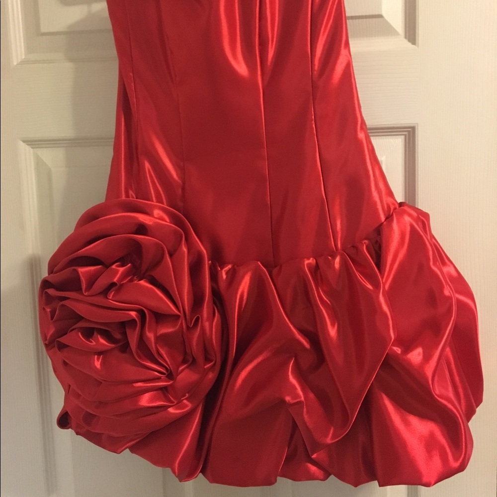 Jessica McClintock Size 3, Red Cocktail Dress