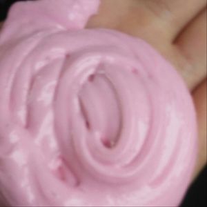 Pink bubblegum slime