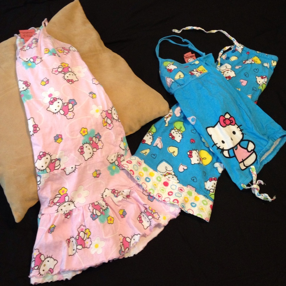 HOLD for Christina!!!Hello kitty pajamas bundle