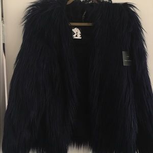 UO faux fur coat