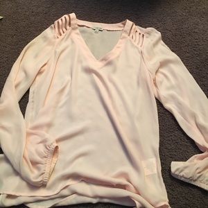 Light pink sheer top