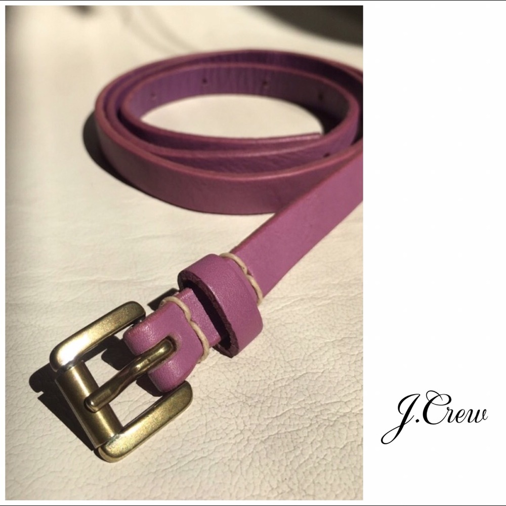 NWOT Skinny Leather Belt with Buckle