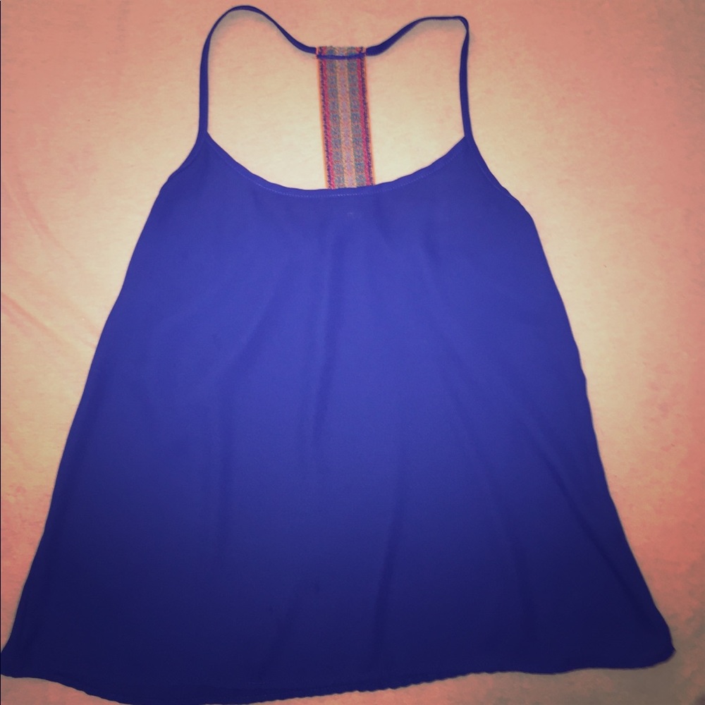 Blue tank top