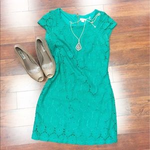 MUST GO!! Make an offer! green lace - size small
