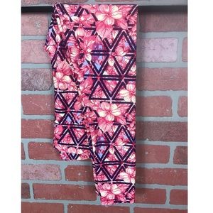 LLR OS Floral Leggings BNWOT