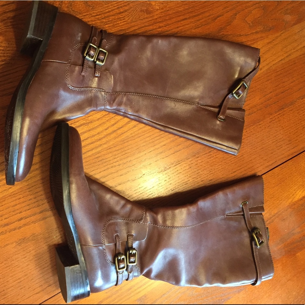 Authentic ecco leather boots