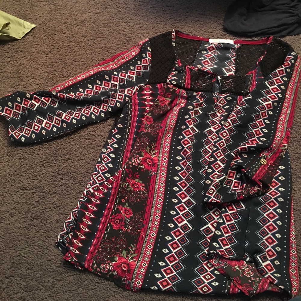 Patterned blouse