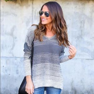 NWT Tone It Down Cotton Sweater